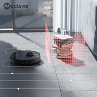 Odkurzacz robot Neatsvor X600pro 6000pa odkurzacz bezprzewodowy, APP wirtualna ściana, Wznowienie punktu po przerwaniu, Niestandardowa dzielnica czyszczenia,Mycie podłogi na mokro i czyszczenia 4
